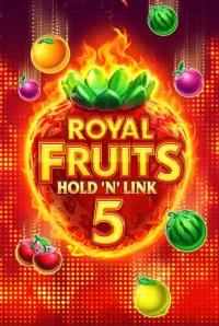 royal fruits 5 hold n link slot logo