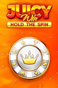 juicy win hold the spin slot logo
